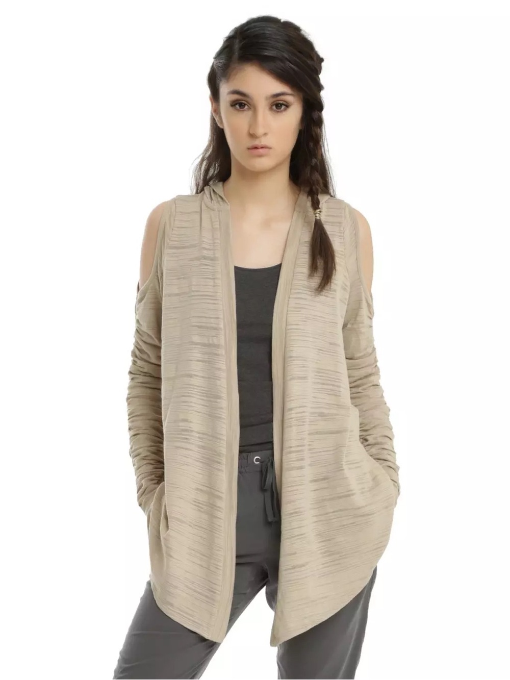 Her Universe The Force Awakens Rey Cold Shoulder Cardigan - Medium
